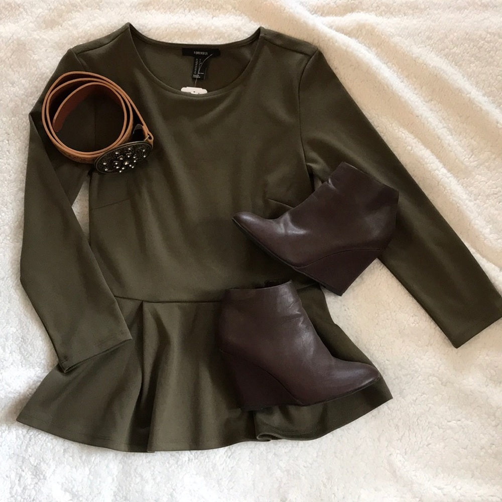 Brown ankle boots